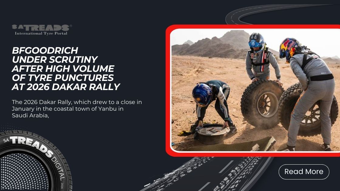 BFGOODRICHUNDER SCRUTINYAFTER HIGH VOLUMEOF TYRE PUNCTURESAT 2026 DAKAR RALLY
